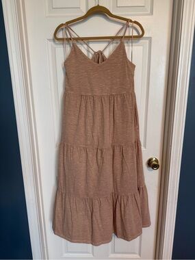 Old Navy Tiered Spaghetti Strap Midi Dress